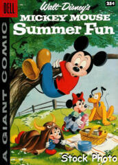Walt Disney's Mickey Mouse Summer Fun #1 © 1958 Dell